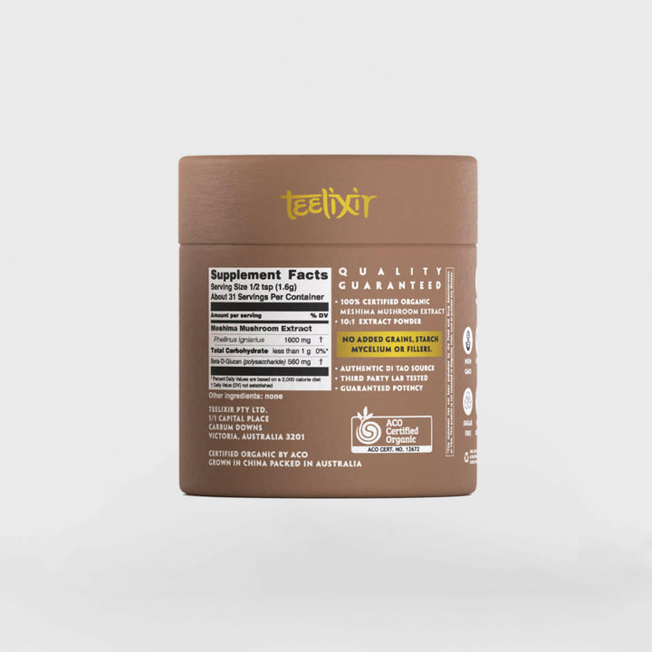 Teelixir Organic Meshima Mushroom (10:1) 50g