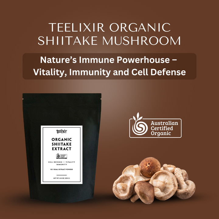 Teelixir Organic Shiitake Mushroom 250g (10:1)