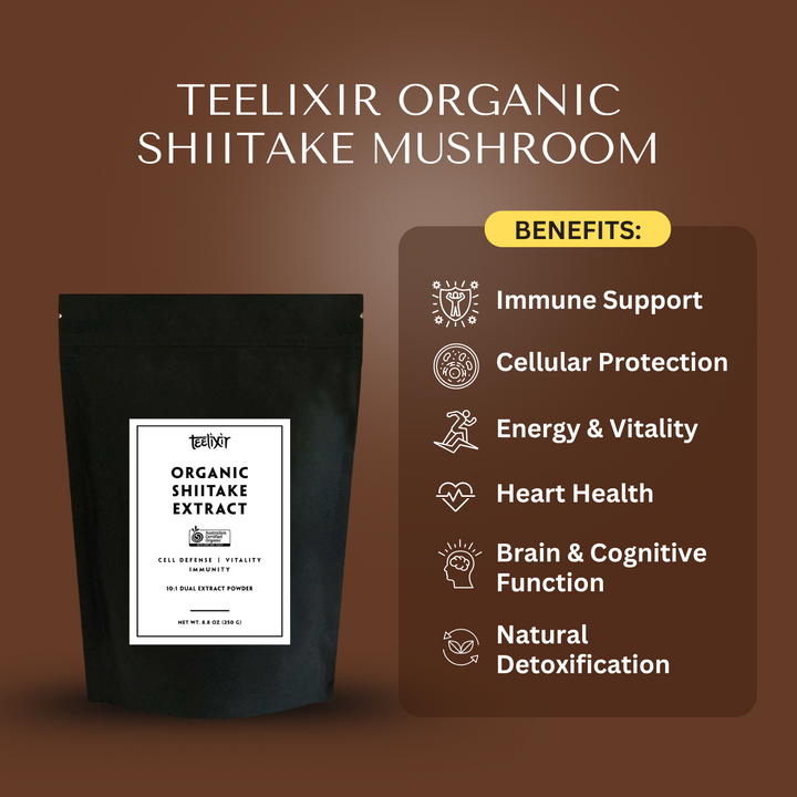 Teelixir Organic Shiitake Mushroom 250g (10:1)
