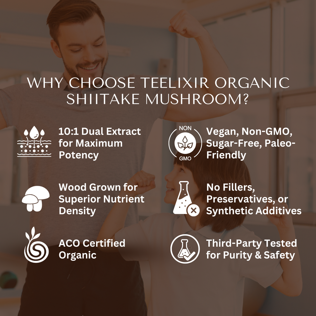 Teelixir Organic Shiitake Mushroom 250g (10:1)