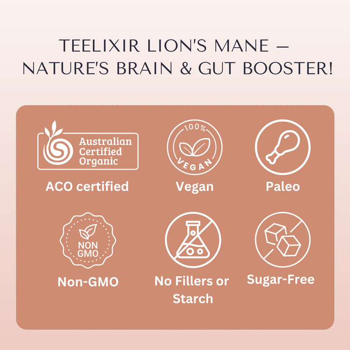 Teelixir Organic Lion's Mane Mushroom (10:1)