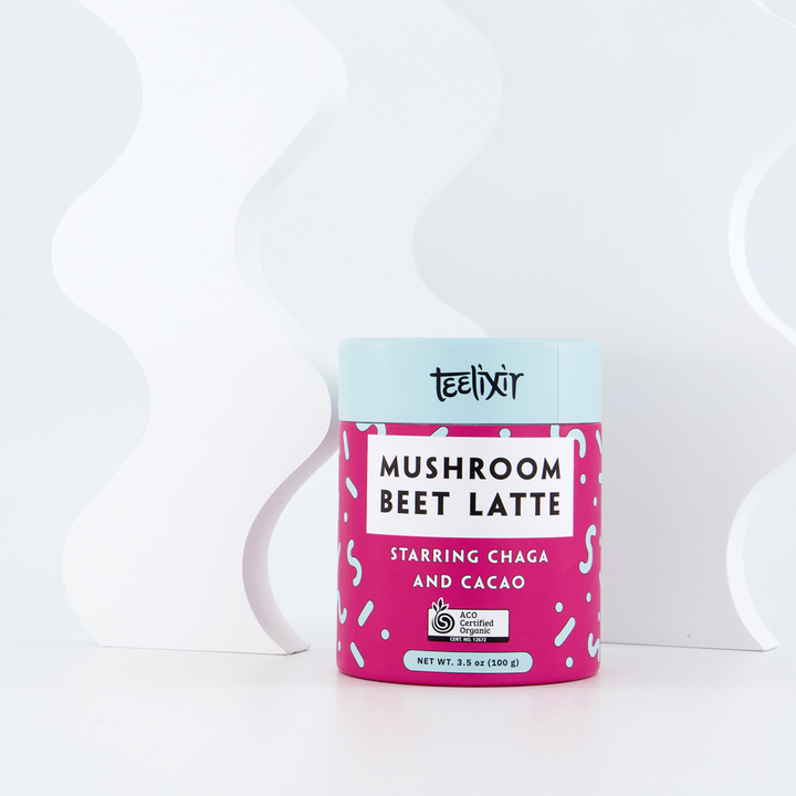Teelixir Organic Mushroom Beet Latte