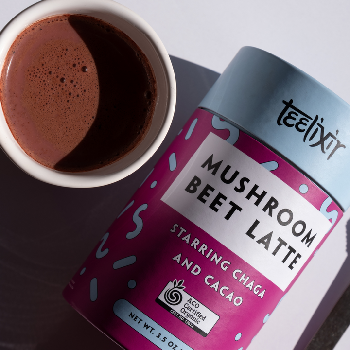 Teelixir Organic Mushroom Beet Latte
