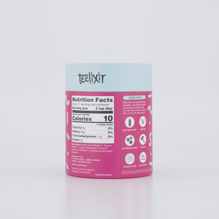 Teelixir Organic Mushroom Beet Latte