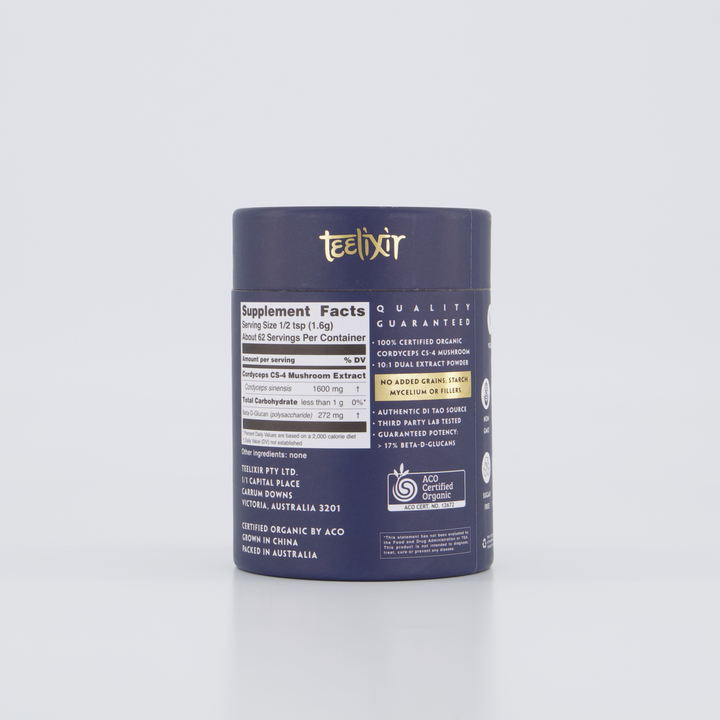 Teelixir Organic Cordyceps Mushroom (10:1)