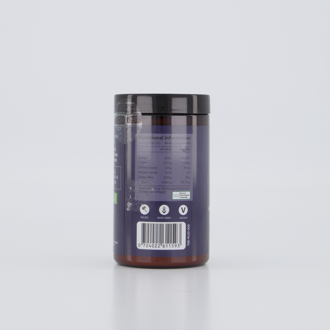 Teelixir Organic Pure Cordyceps Mushrooms (1:1)