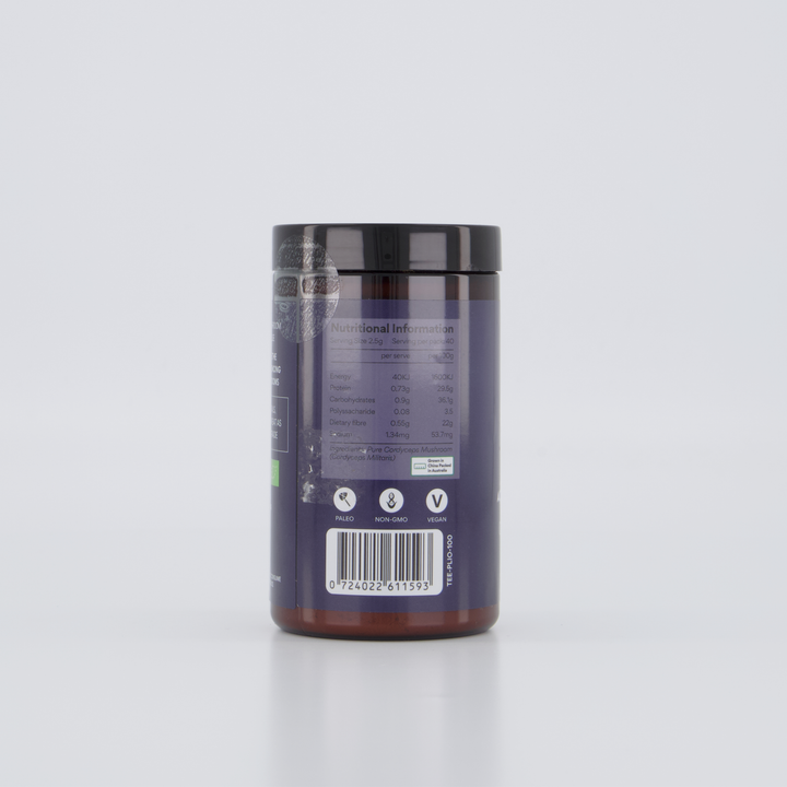 Teelixir Organic Pure Cordyceps Mushrooms (1:1)