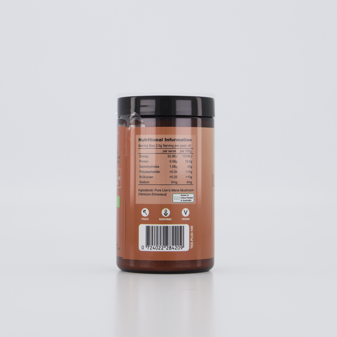 Teelixir Organic Pure Lion's Mane Mushroom (1:1)