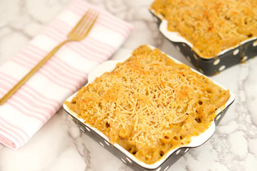 Baked Vegan Mac and Cheese with Maitake Mushroom (Gluten Free, Vegan)