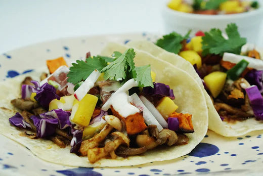 Wild Mushroom and Sweet Potato Immunity Tacos Recipe