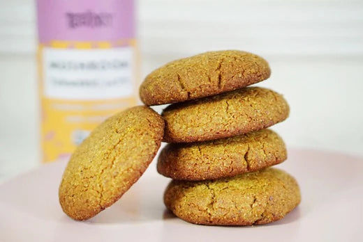 Honey Almond Cookies Recipe with Turmeric and Cordyceps Mushroom