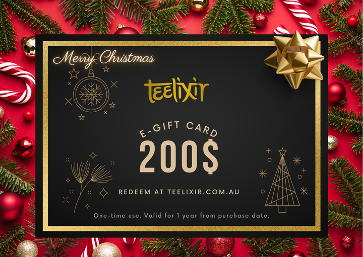 Teelixir Christmas E-Gift Card (Instant Email Delivery)
