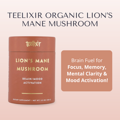 Teelixir Organic Lion's Mane Mushroom