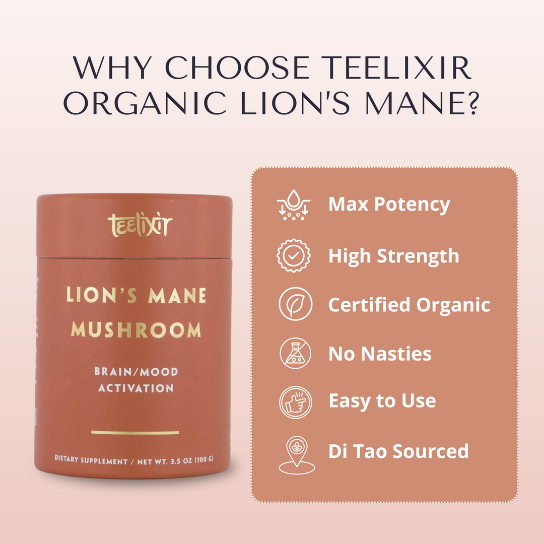 Teelixir Organic Lion's Mane Mushroom