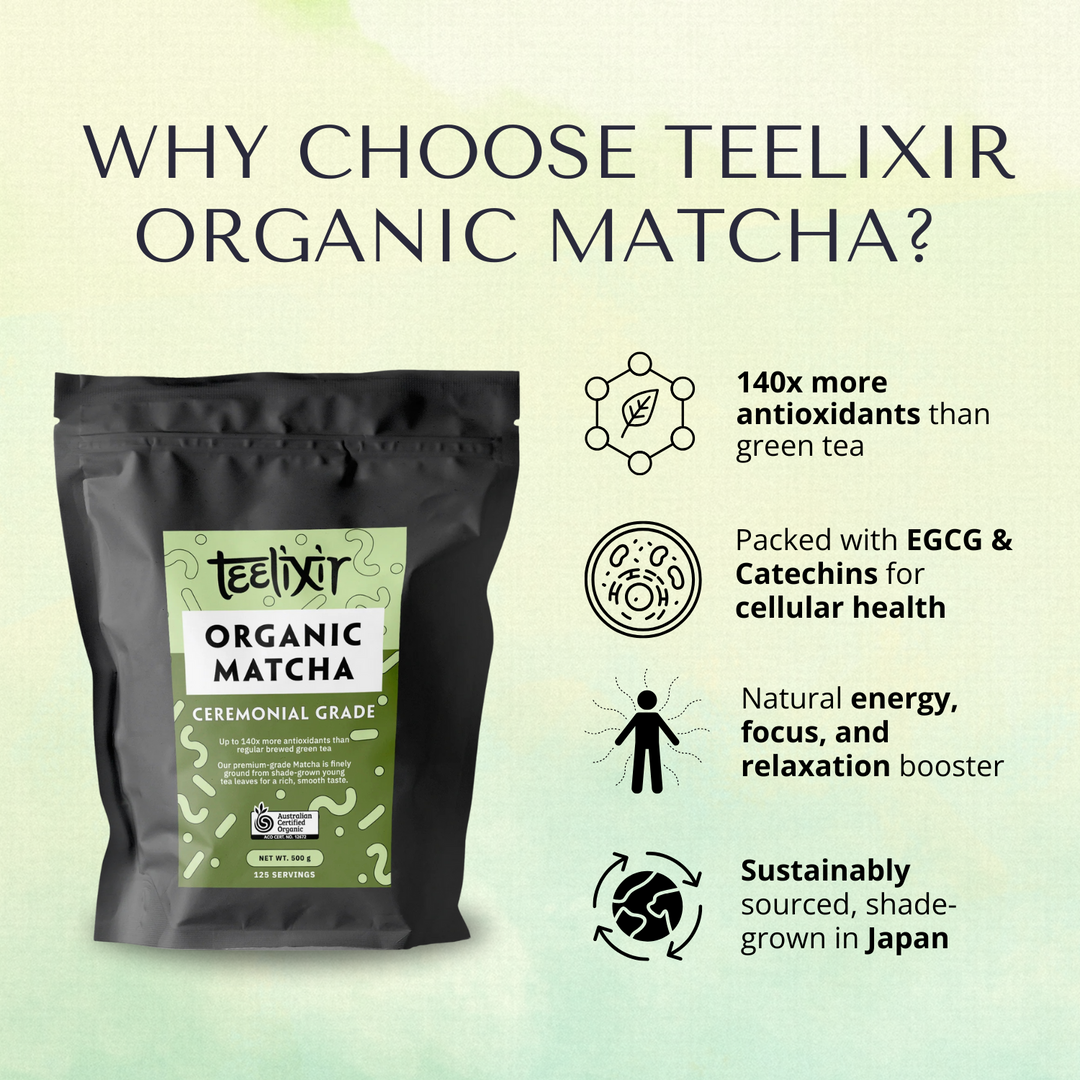 Teelixir's Organic Ceremonial Grade Matcha