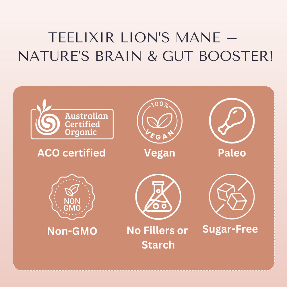 Teelixir Organic Lion's Mane Mushroom (10:1)