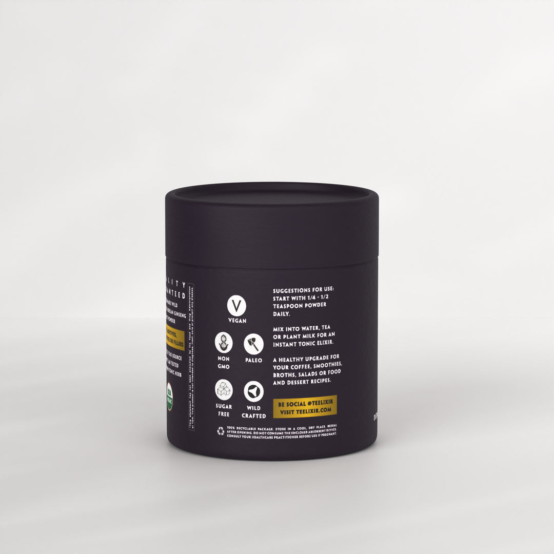 Teelixir Siberian Ginseng - front view