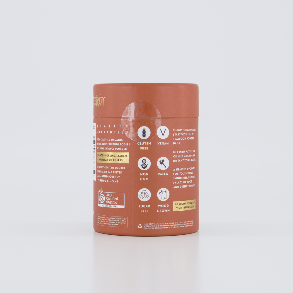 Teelixir Organic Lion's Mane Mushroom (10:1)