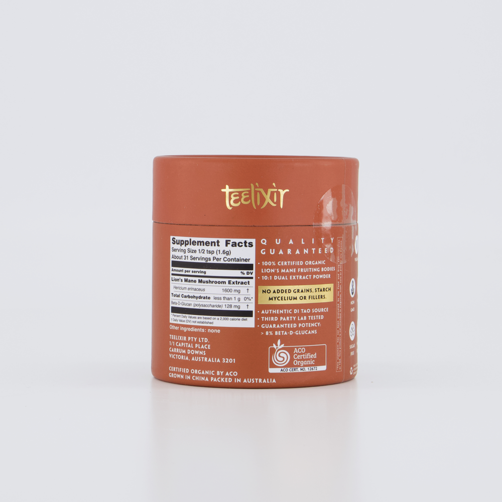 Teelixir Organic Lion's Mane Mushroom (10:1)