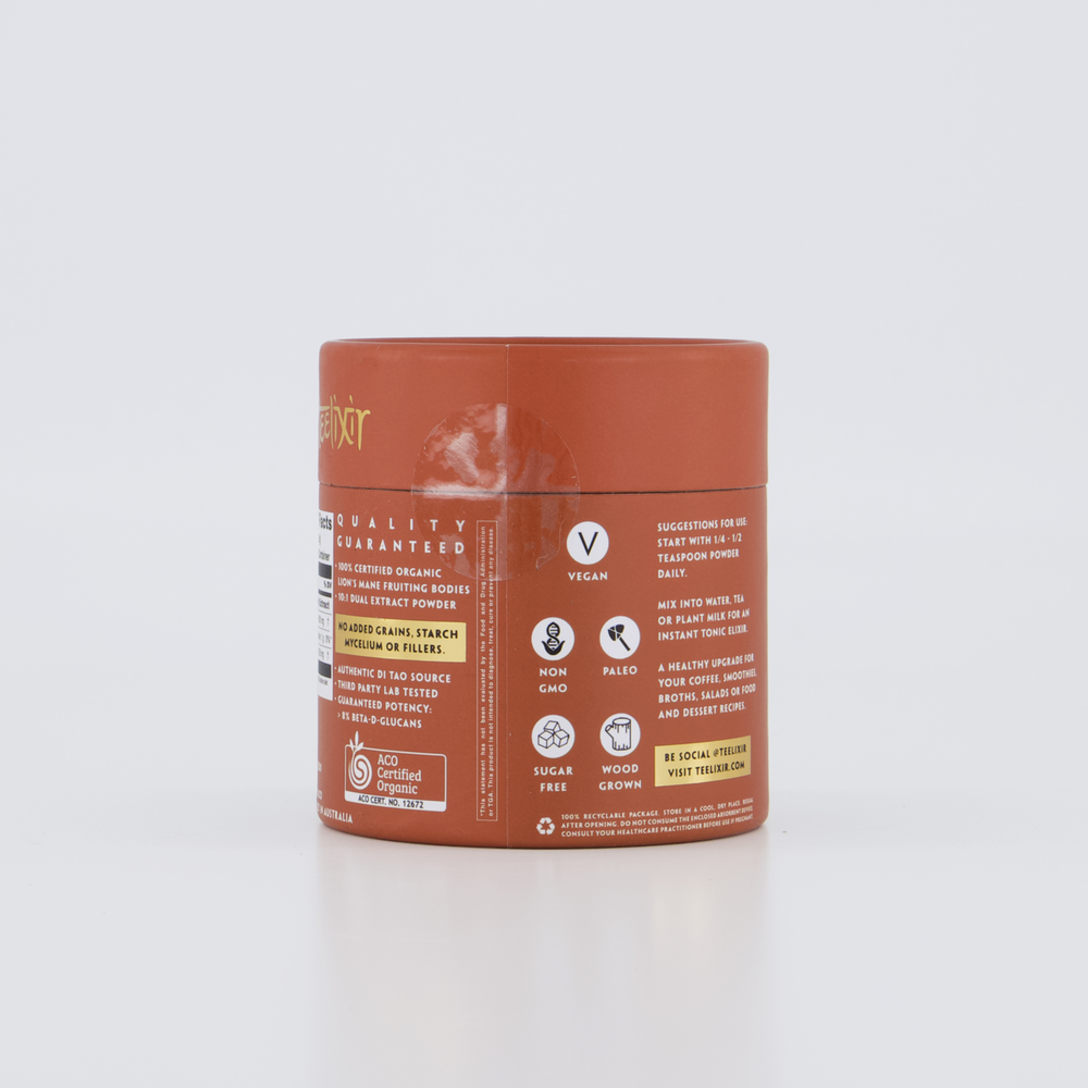 Teelixir Organic Lion's Mane Mushroom (10:1)